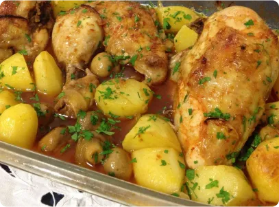 Frango a moda camponesa